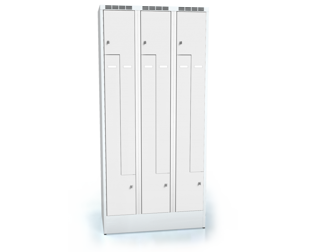 Cloakroom locker Z-shaped doors ALDOP 1920 x 900 x 500